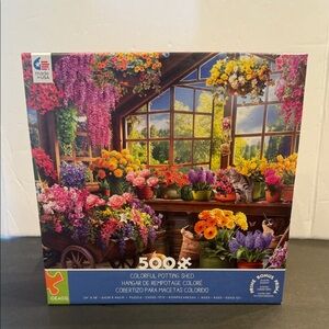 Ceaco Colorful Potting Shed 500 Piece Jigsaw Puzzle SALE 🔴3/$25!